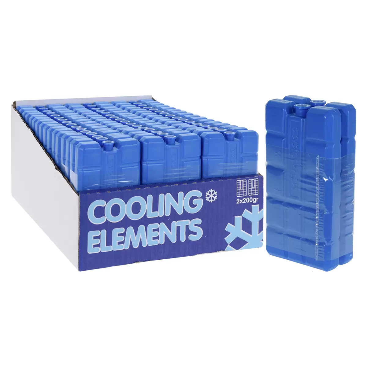 Kühlelement 2er Set Blau