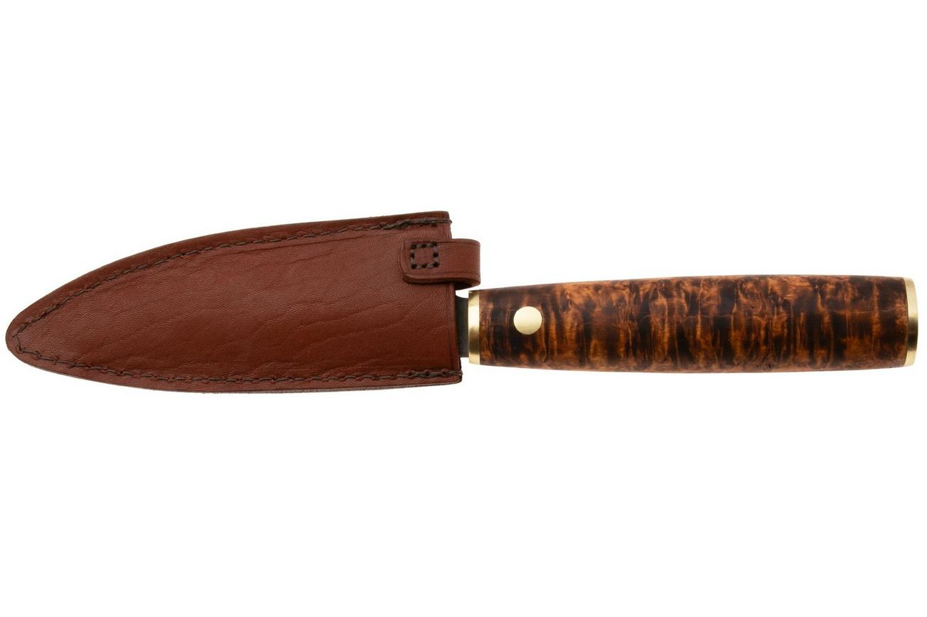 Roselli Allround Knife RW750D UHC, Stained Curly Birch, universeelmes, 12 cm