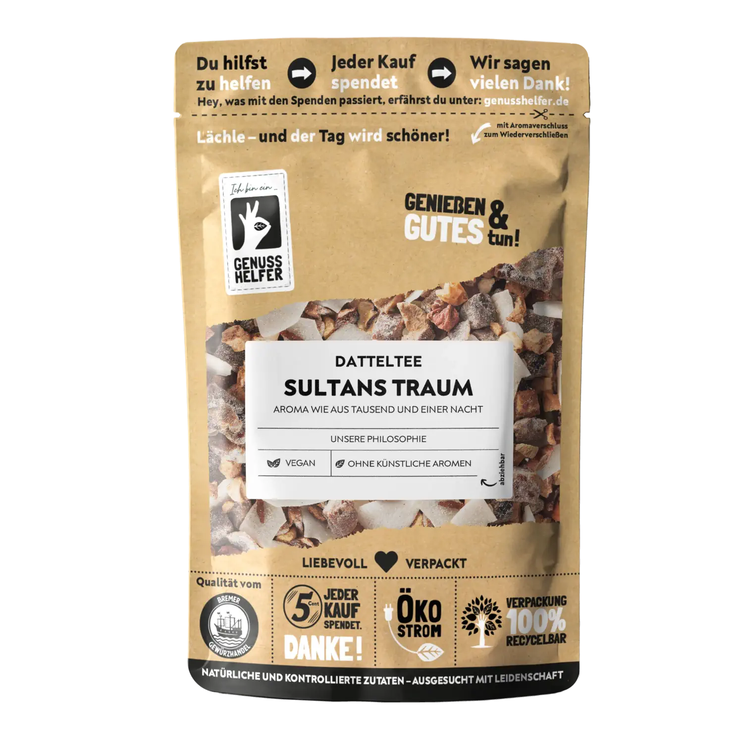 Sultans Traum, Datteltee, Früchtetee, 3er Pack