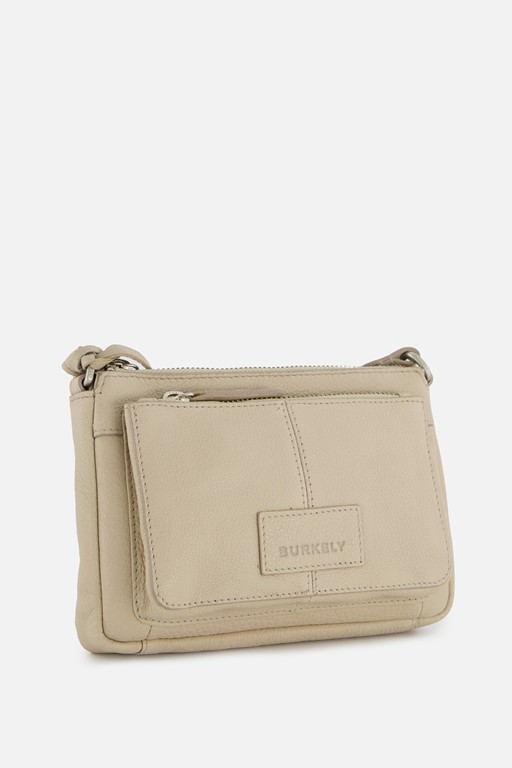 Burkely Soft Skylar Minibag grijs Leer