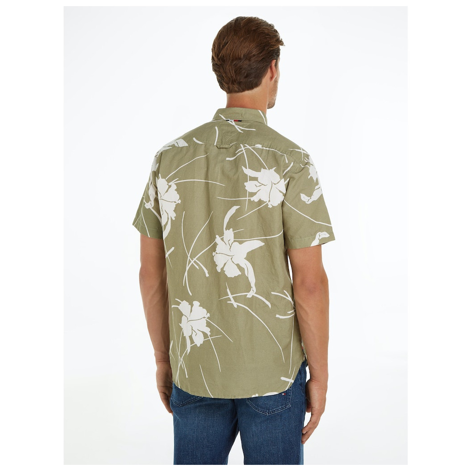 Tommy Hilfiger LARGE TROPICAL PRT SHIRT S/S