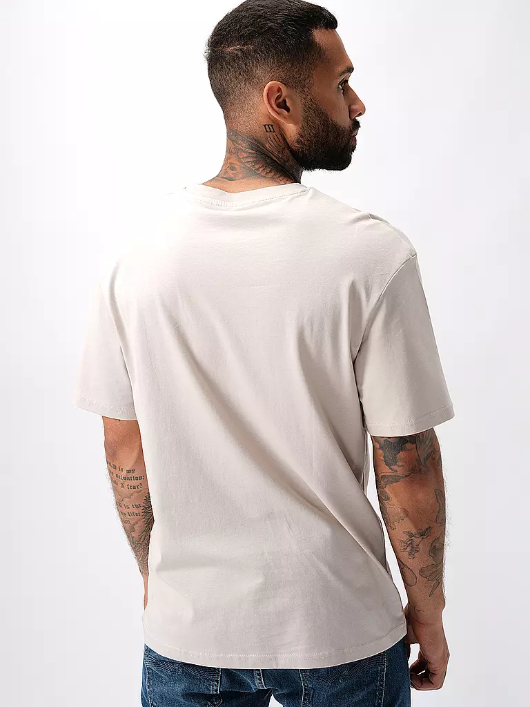 JACK & JONES T-Shirt JJESTAR beige