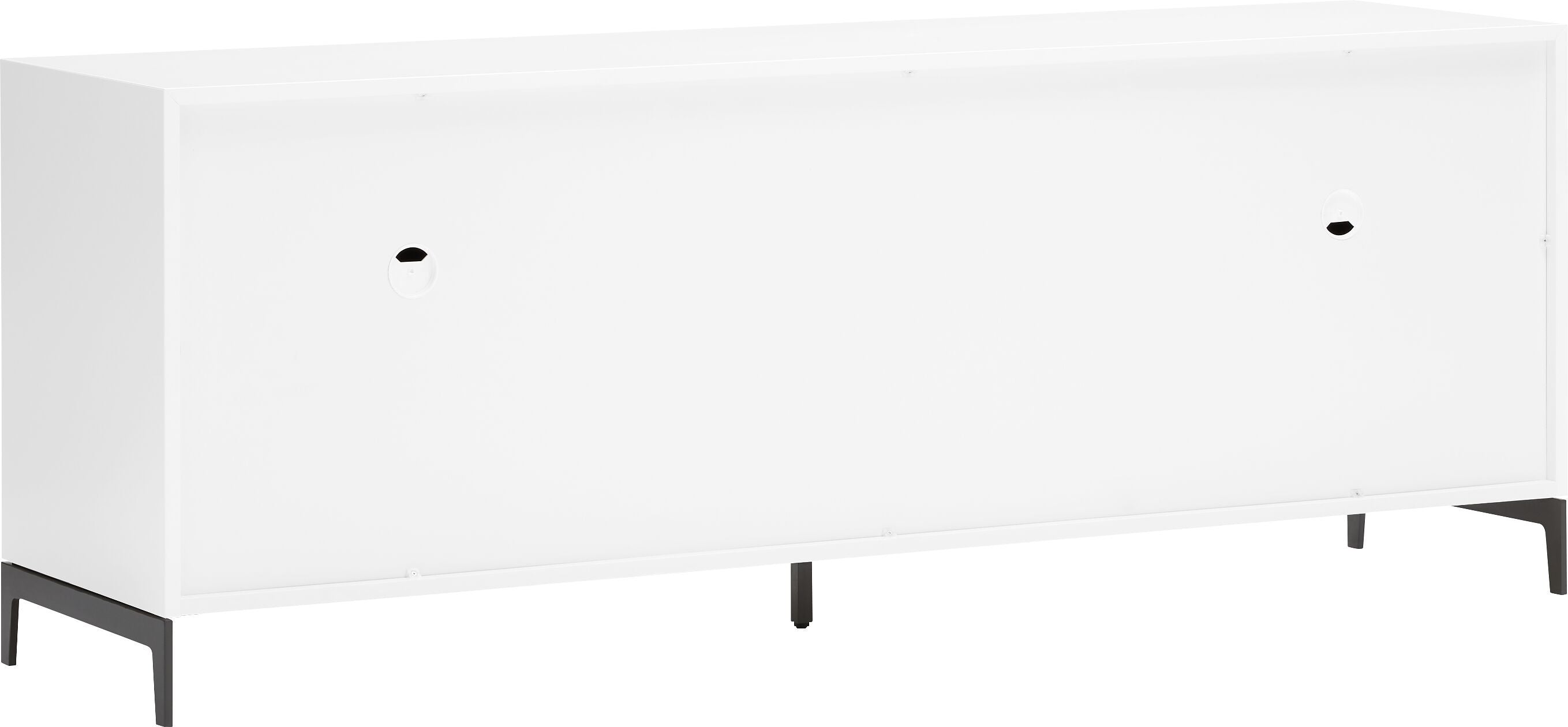 LUX Lowboard - Weiss / Eiche / B: 180.0 cm x T: 46.0 cm x H: 68.0 cm