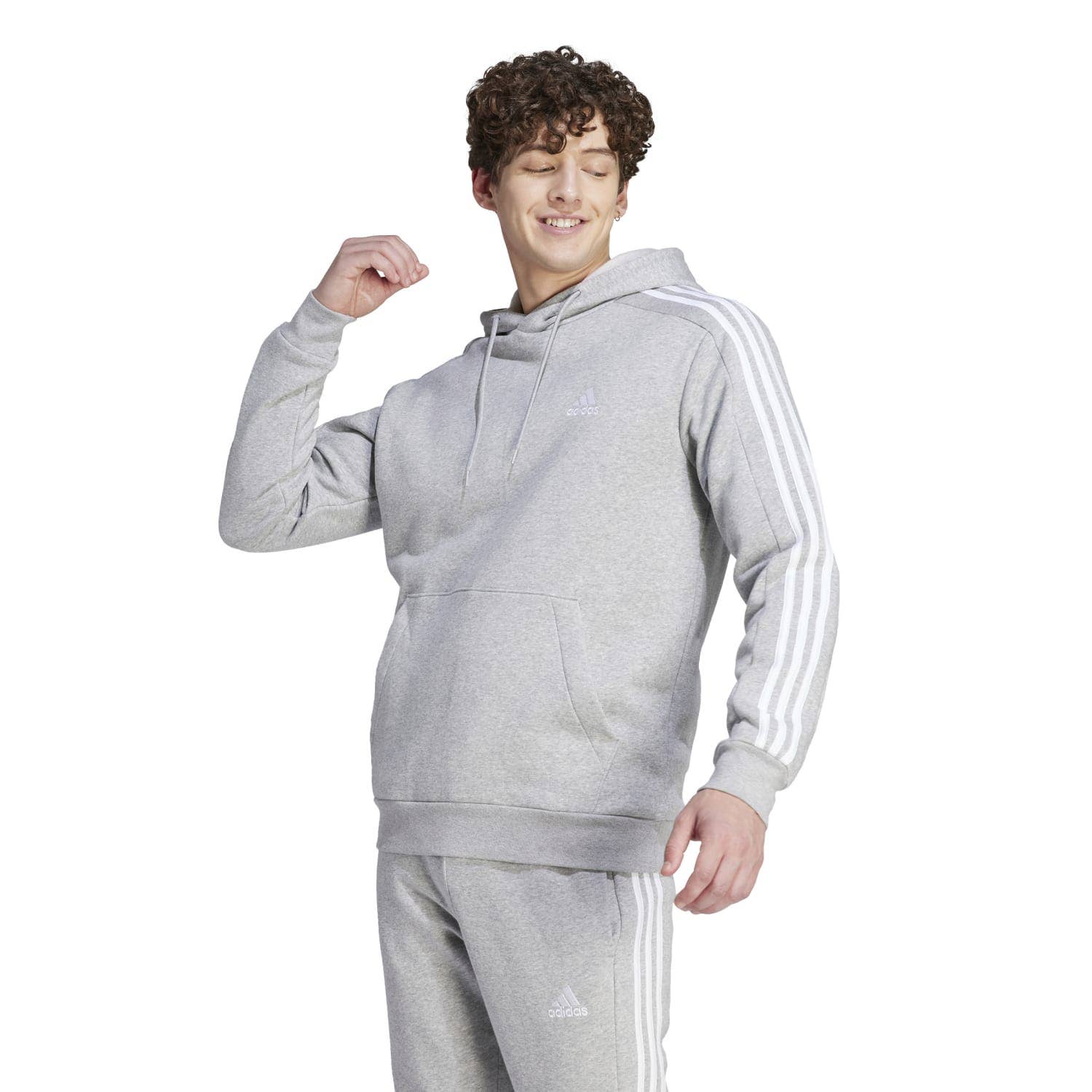 adidas  Essentials Fleece 3-Stripes Hoodie
