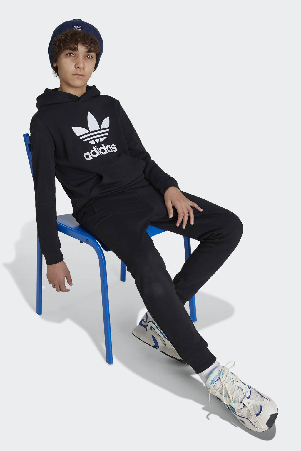 adidas hoodie Trefroil zwart