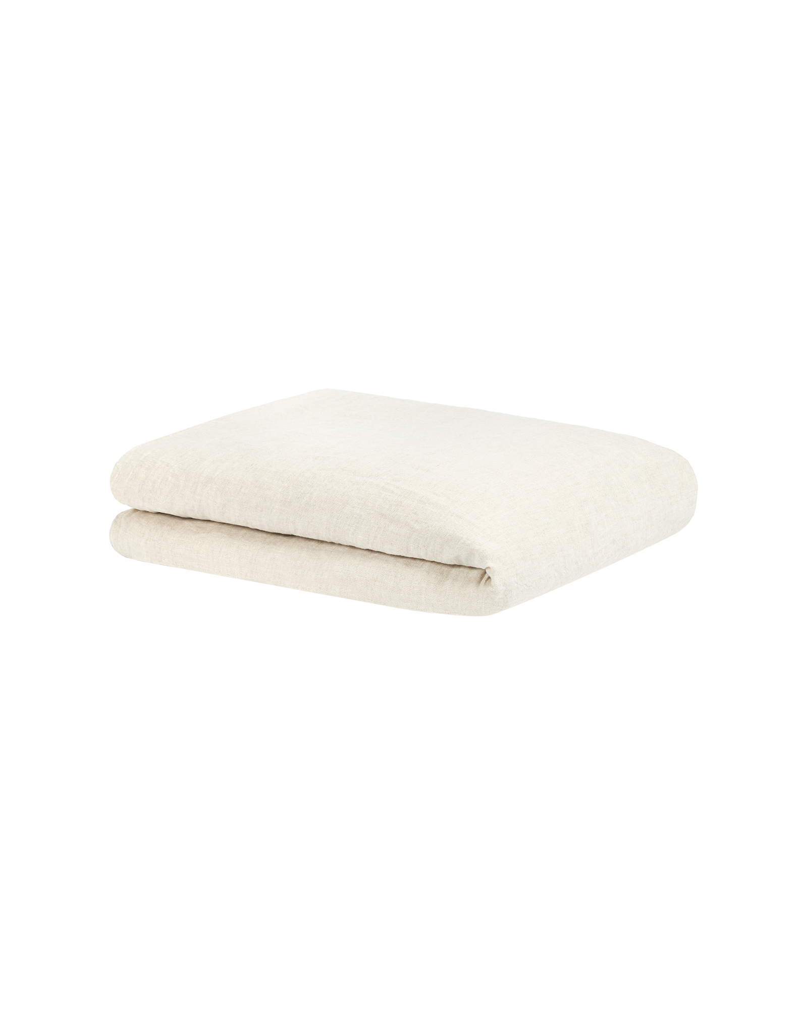 Housse de couette enfant l1n0en lin français et coton bio lavés | Beige