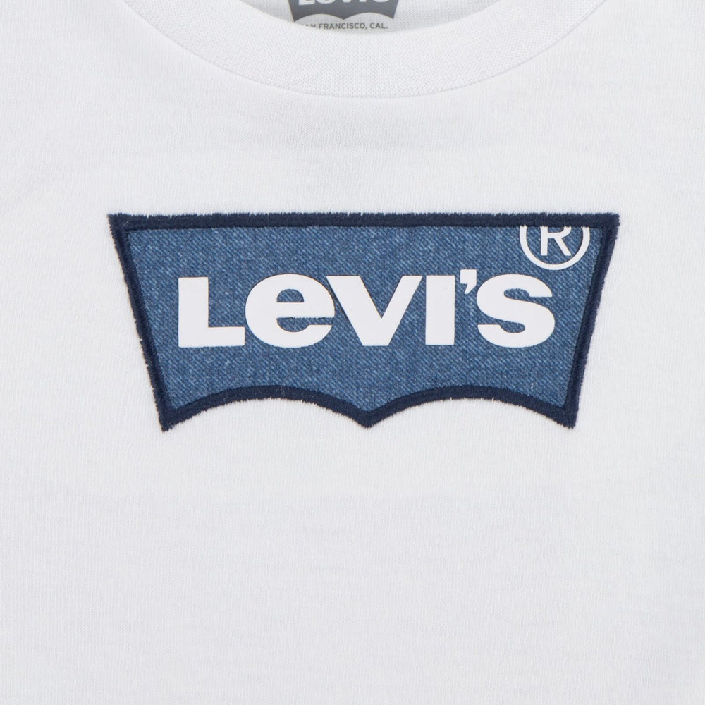 Køb Levi's Bright White Lvn My First Batwing Tee