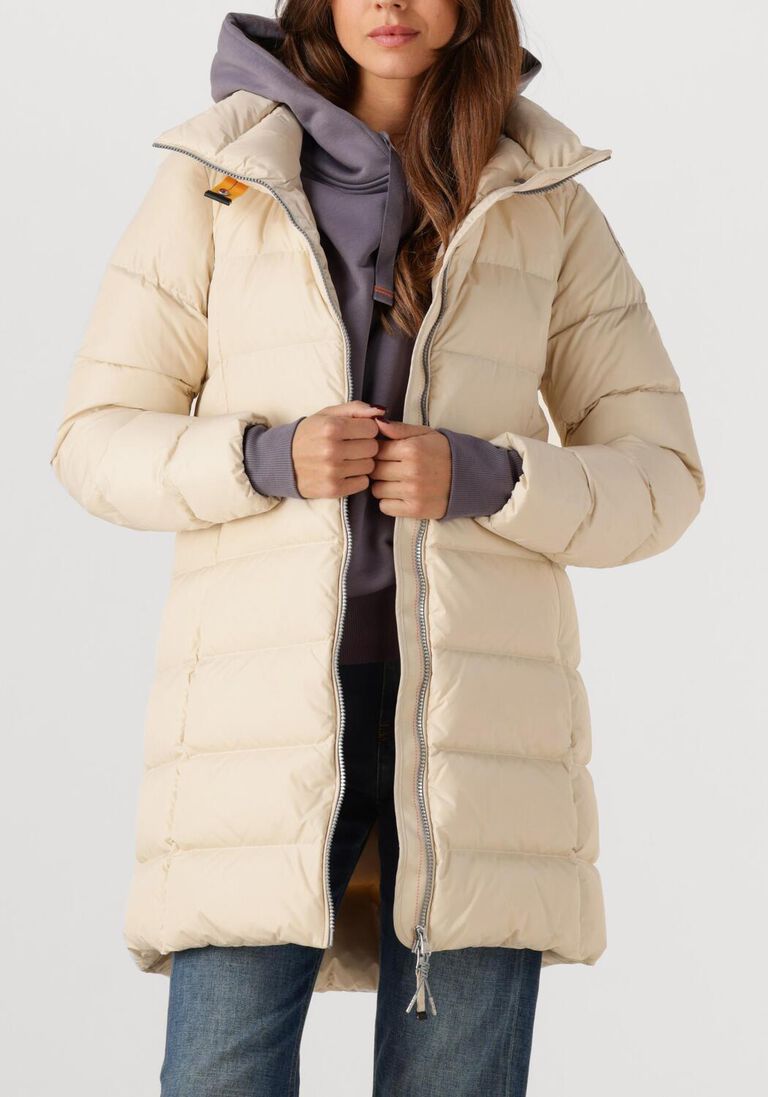 creme parajumpers gewatteerde jas malandra woman