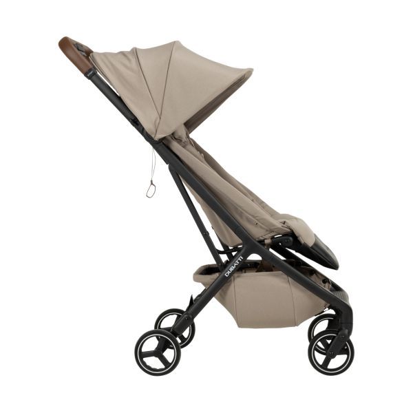 Dubatti Smart Buggy - E2 - Brown / Dark Grey | Regenhoes Buggy | Summer Seatliner | Bumper Bar Zwart