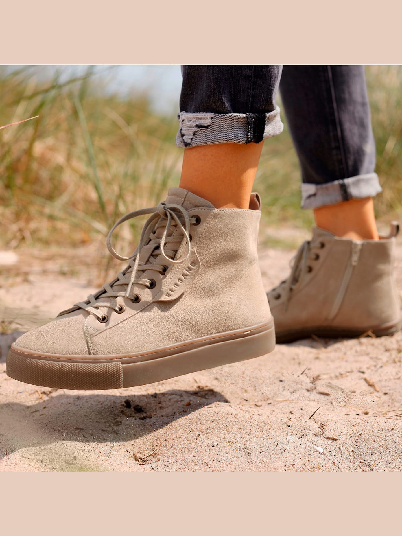 Bottines tendance en cuir de qualité