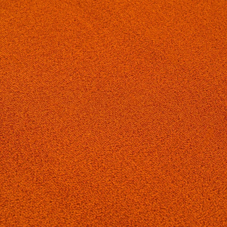 Uni Effen Laagpolig Vloerkleed Modern Oranje - 200x290 CM