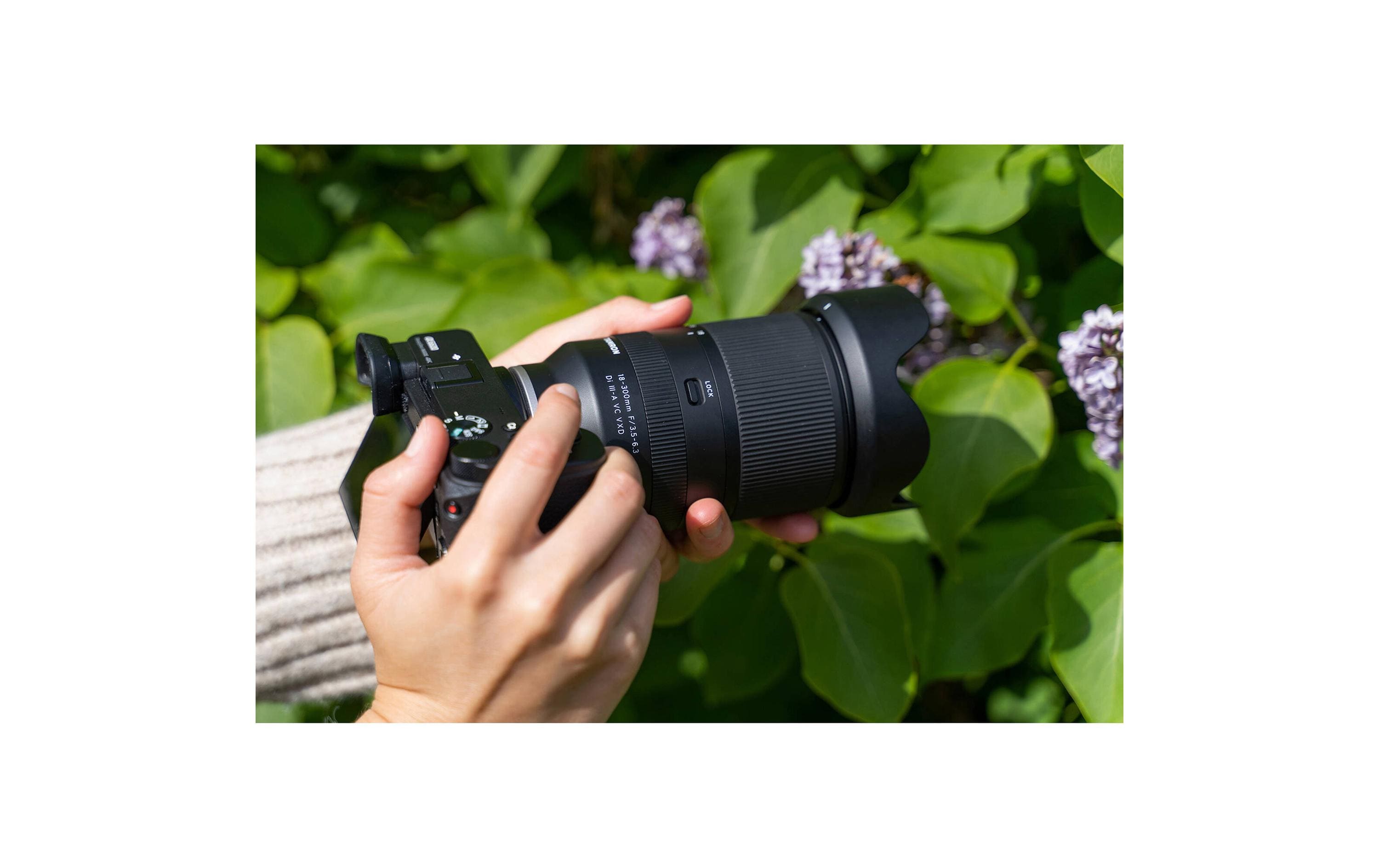 Zoomobjektiv AF 18-300mm F/3.5-6.3 Di III-A VC Sony E-Mount<br>Ein Objektiv mit allen Brennweiten