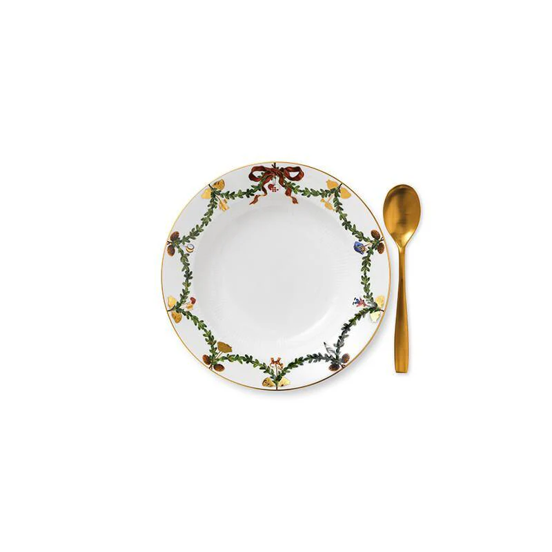 Royal Copenhagen  Stjerne Riflet tallerken - 24 cm.