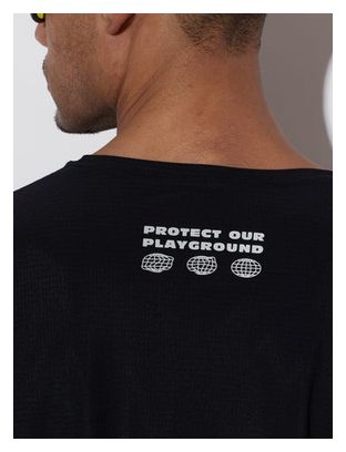 Maillot manches courtes Running Circle Legend Noir