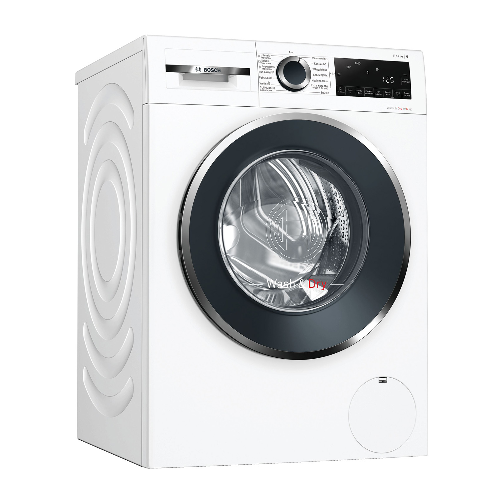 BOSCH Waschtrockner WNG24440 - weiß - 9 kg - E