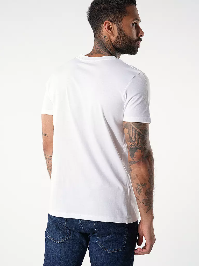 GREENBOMB T-Shirt GUIDE NATURE FOREST RUN weiss