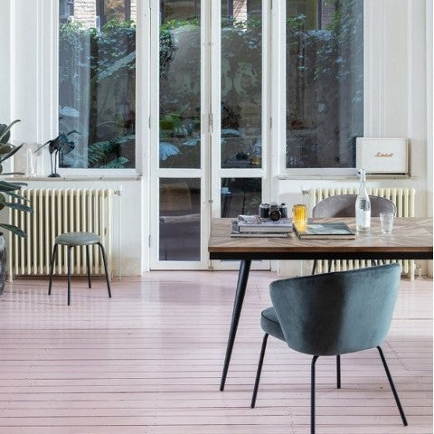 WOOOD Rhombic Eettafel - 220 x 90 cm - Bruin