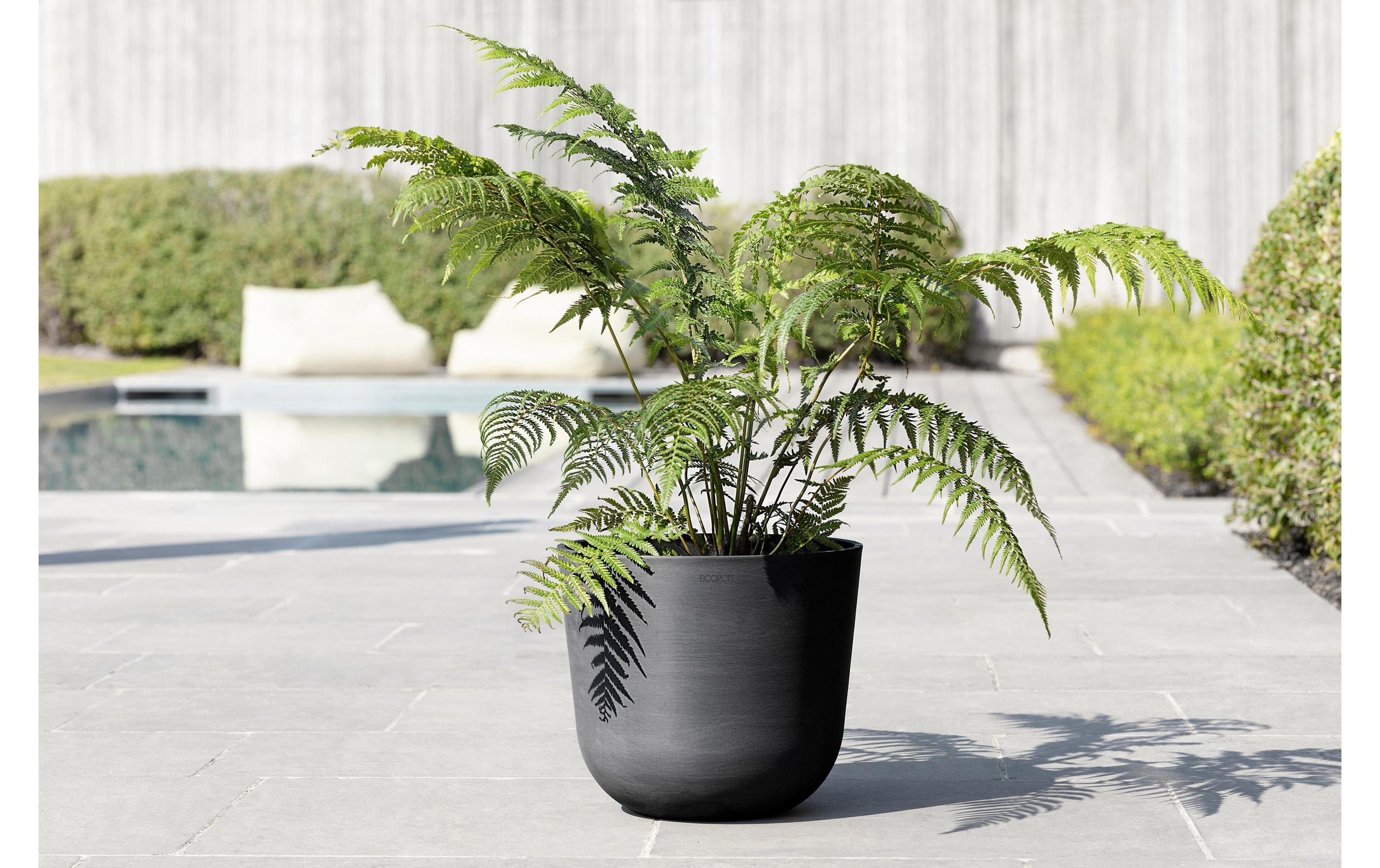 ECOPOTS Blumentopf »Oslo 35 Dunkel«