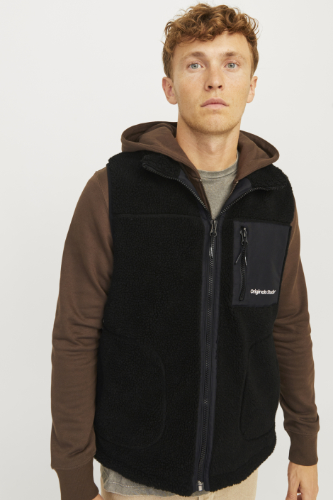 Jack & Jones zwarte heren jas
