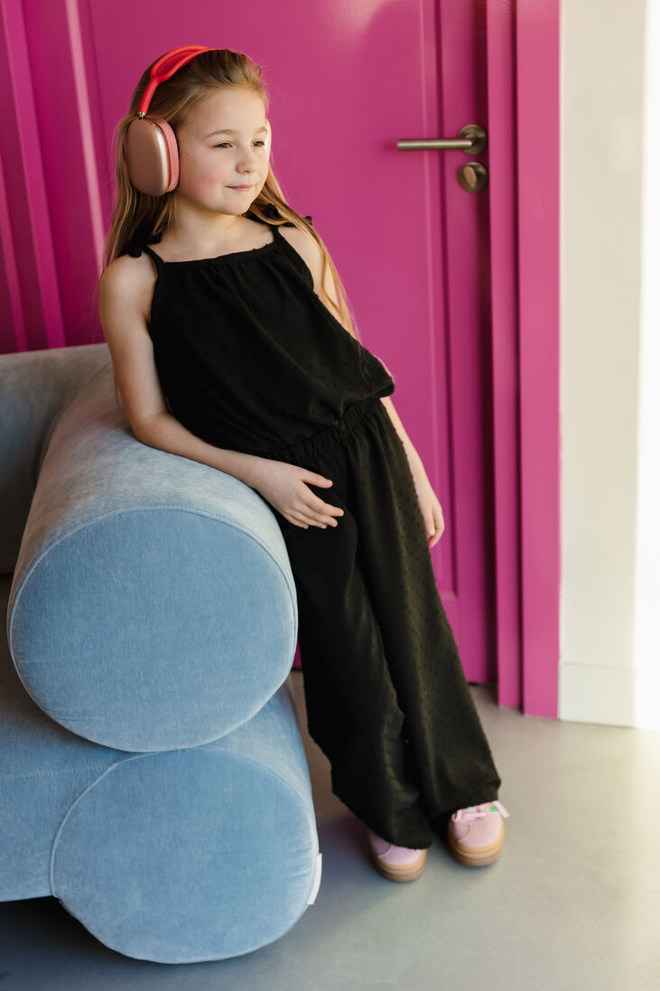 Salty Stitch zwarte salty stitch pantalon lounge broek met zakken - baby cotton