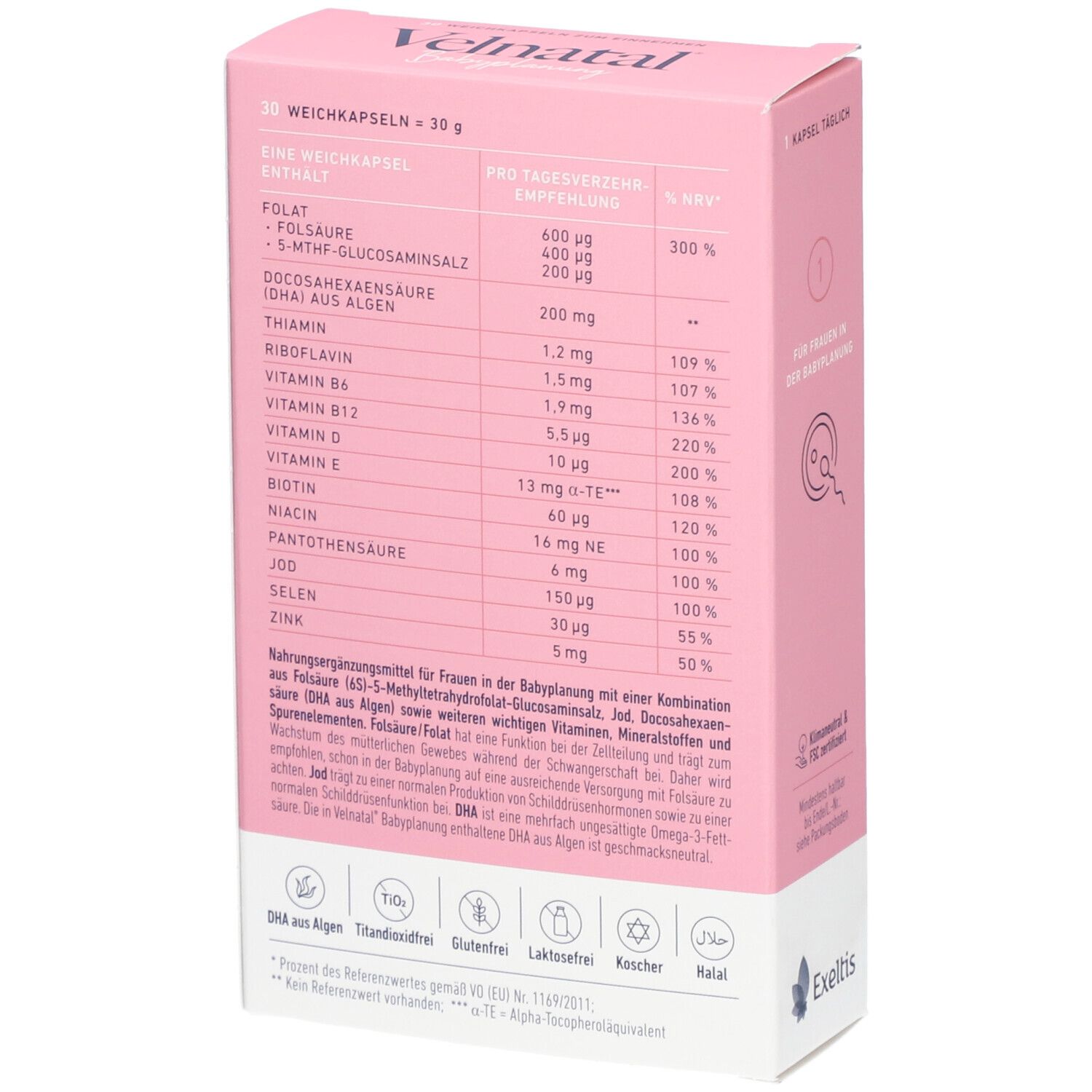Velnatal® Babyplanung