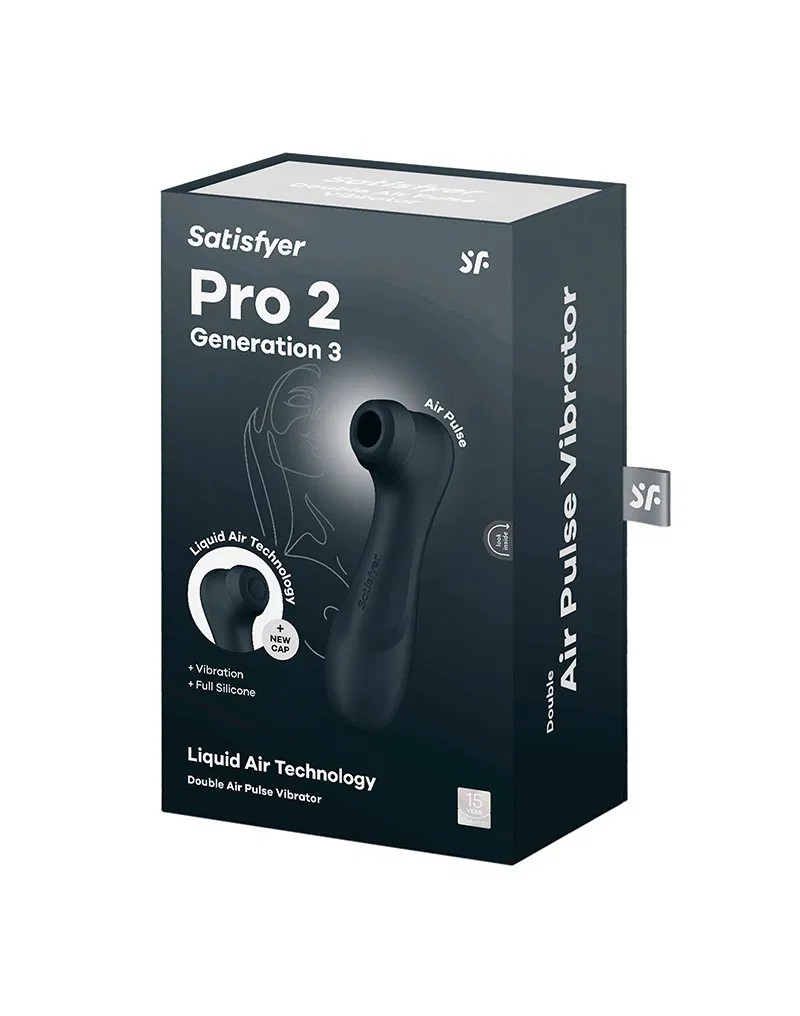 Satisfyer Pro 2 Generation 3 – Zwart (1 stuk)
