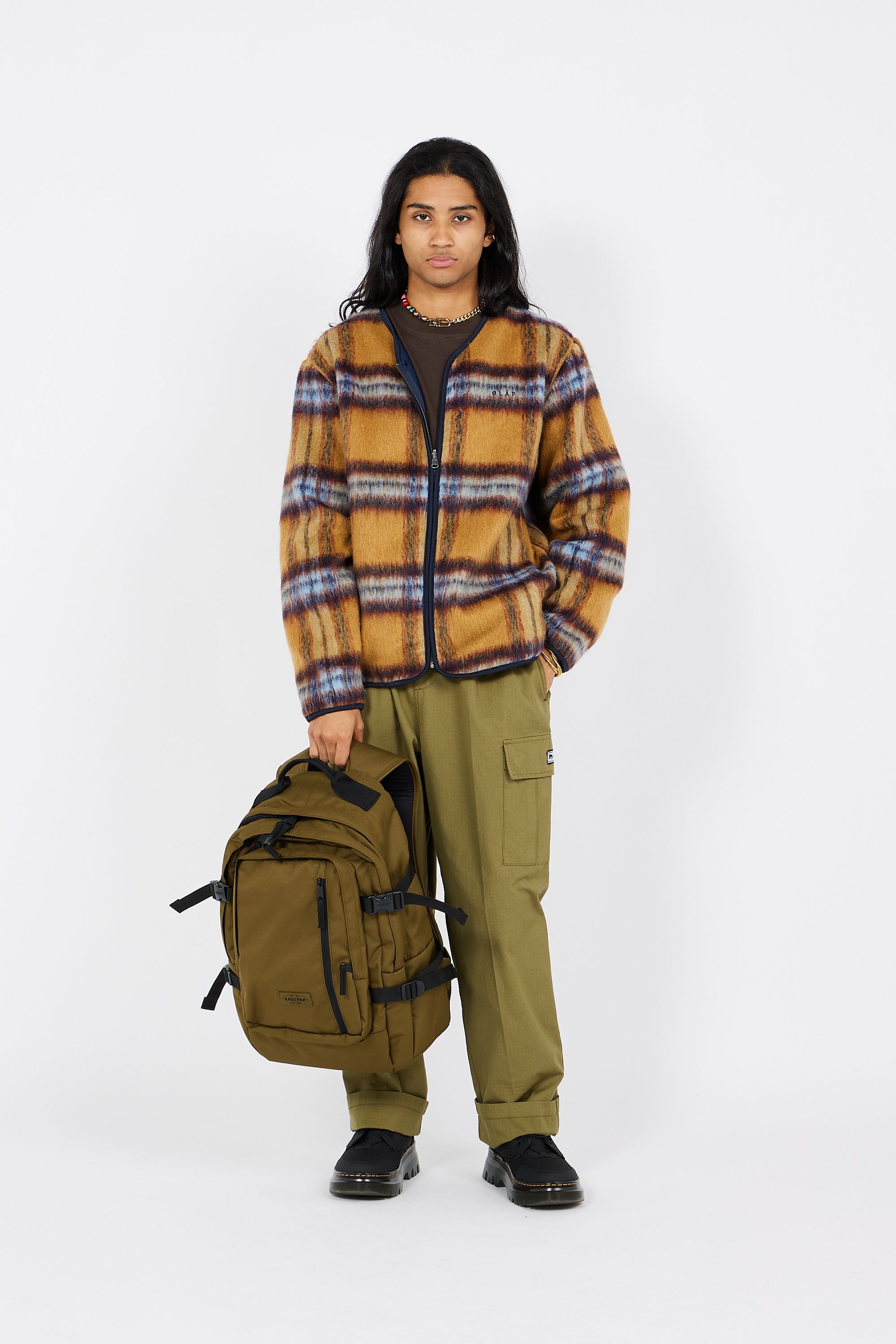 OLAF veste OLAF BLUR WOOL LINER Marron