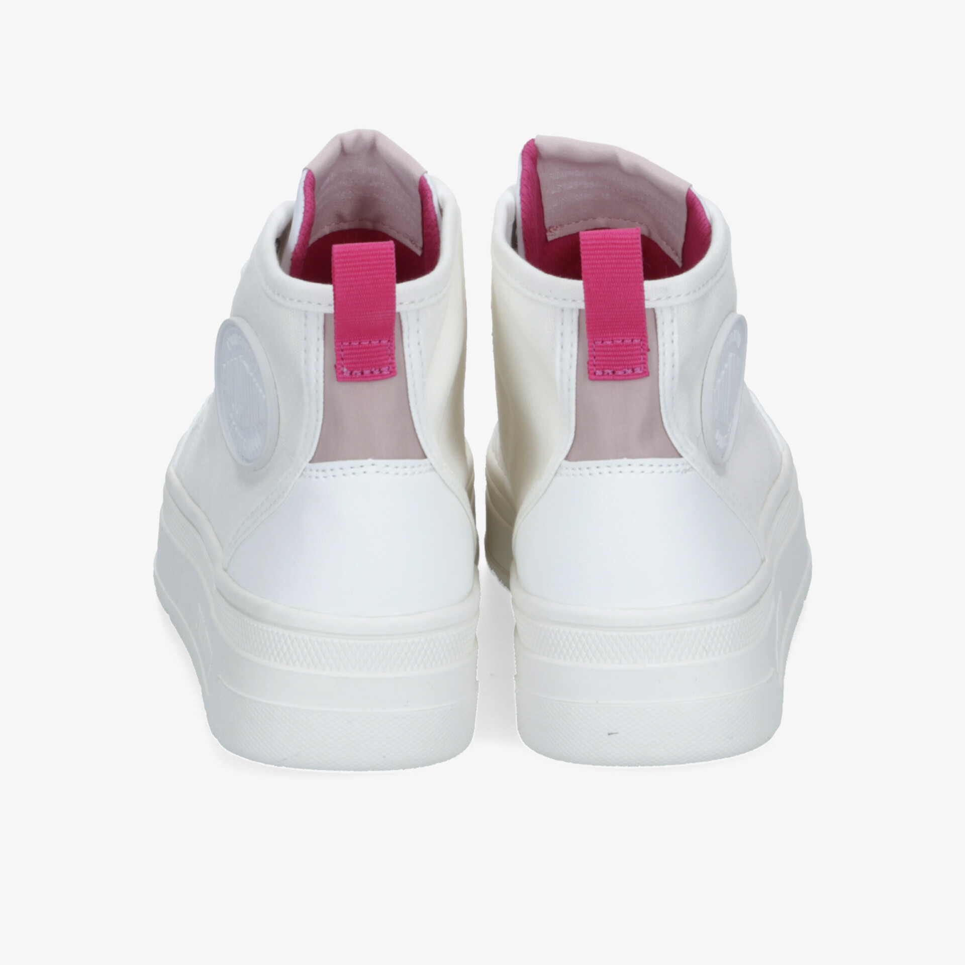PALLADIUM Pallasphalt Mid Damen Plateau Sneaker weiß