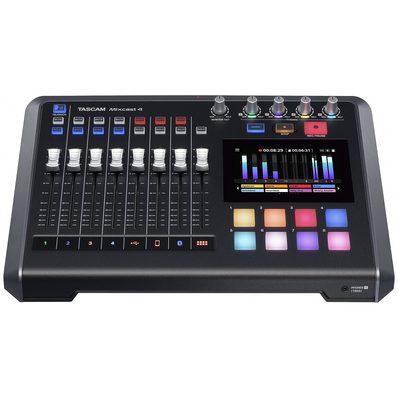Tascam Mixcast 4 podcast recording console