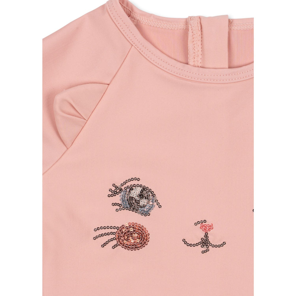 Køb Konges Sløjd Powder Pink Kitty Ls Badedragt Grs