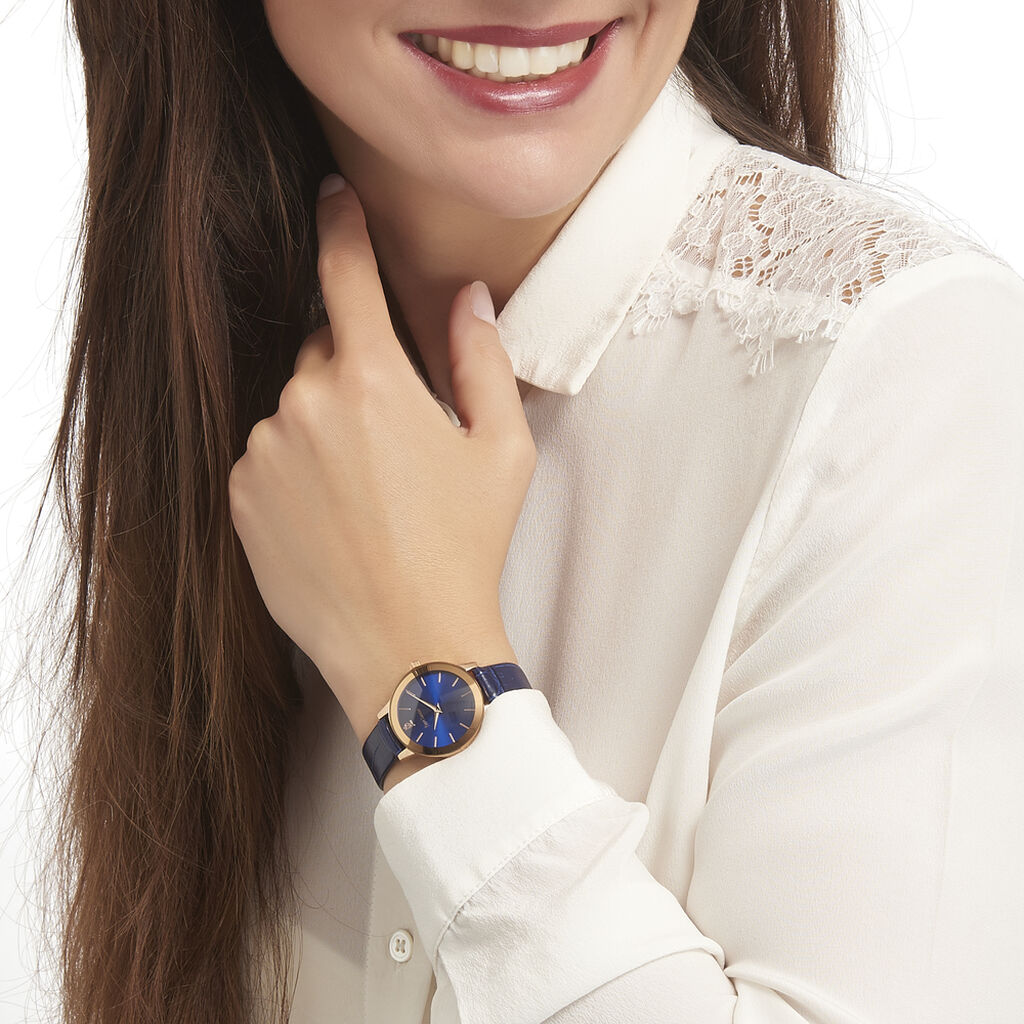 Montre Pierre Lannier Justine Bleu