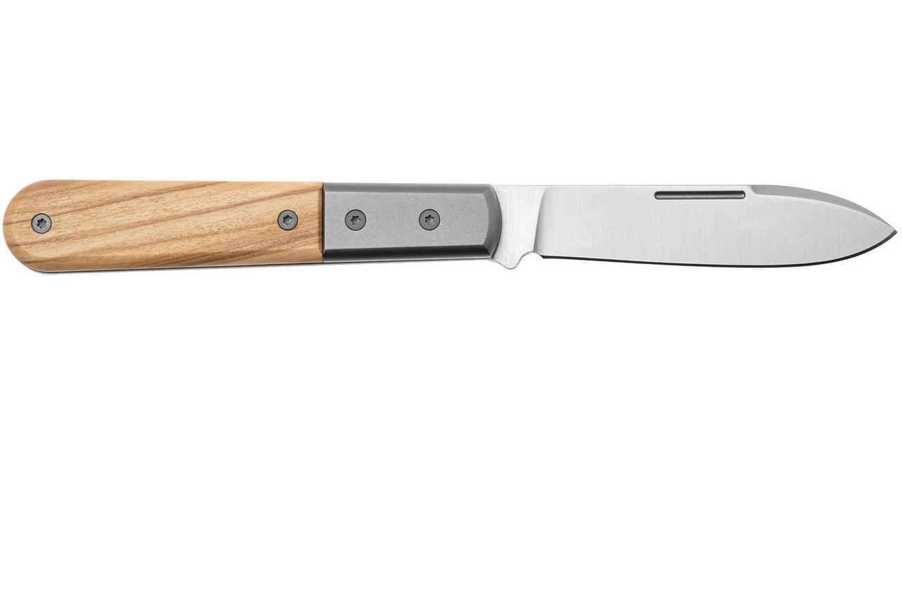 LionSteel Roundhead Barlow CK0111-UL Olijfhout, zakmes