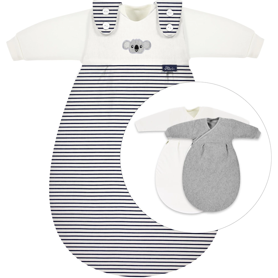 Alvi® Baby-Mäxchen® 3tlg. Ringlets Koala navy