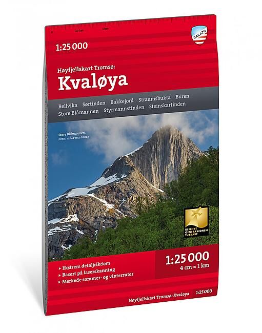 HOYFJELLSKART TROMSO KVAOYA