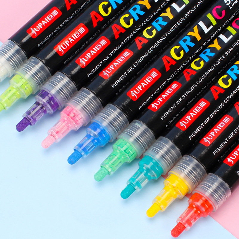 (24er Set) 4mm Wasserfeste Acryl Permanent Marker Pigment Stifte
