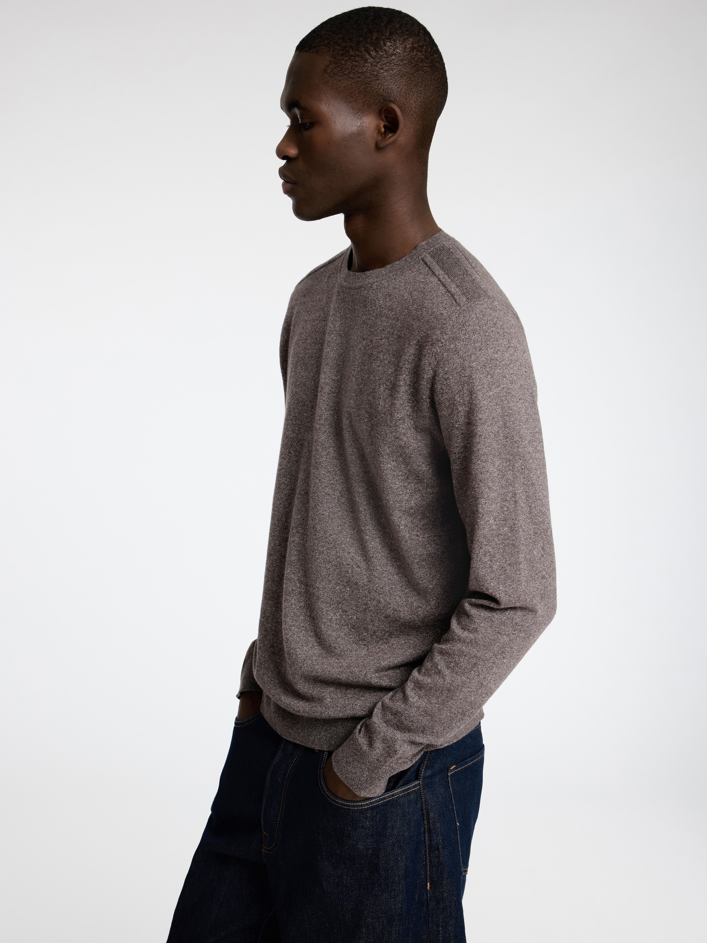 SELECTED HOMME Strickpullover »SLHBERG CREW NECK NOOS«