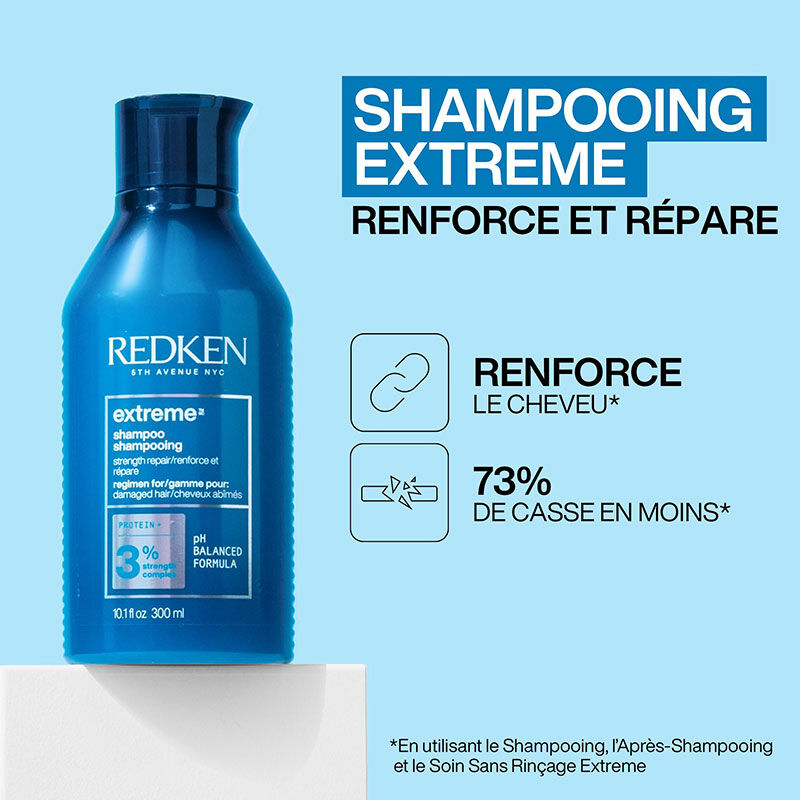 Le rituel Extreme fortifiant pour cheveux cassants