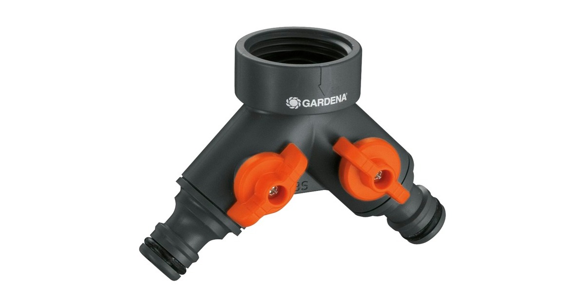 GARDENA2-weg-waterverdeler kraanstuk  (Grijs/oranje, 940-20)