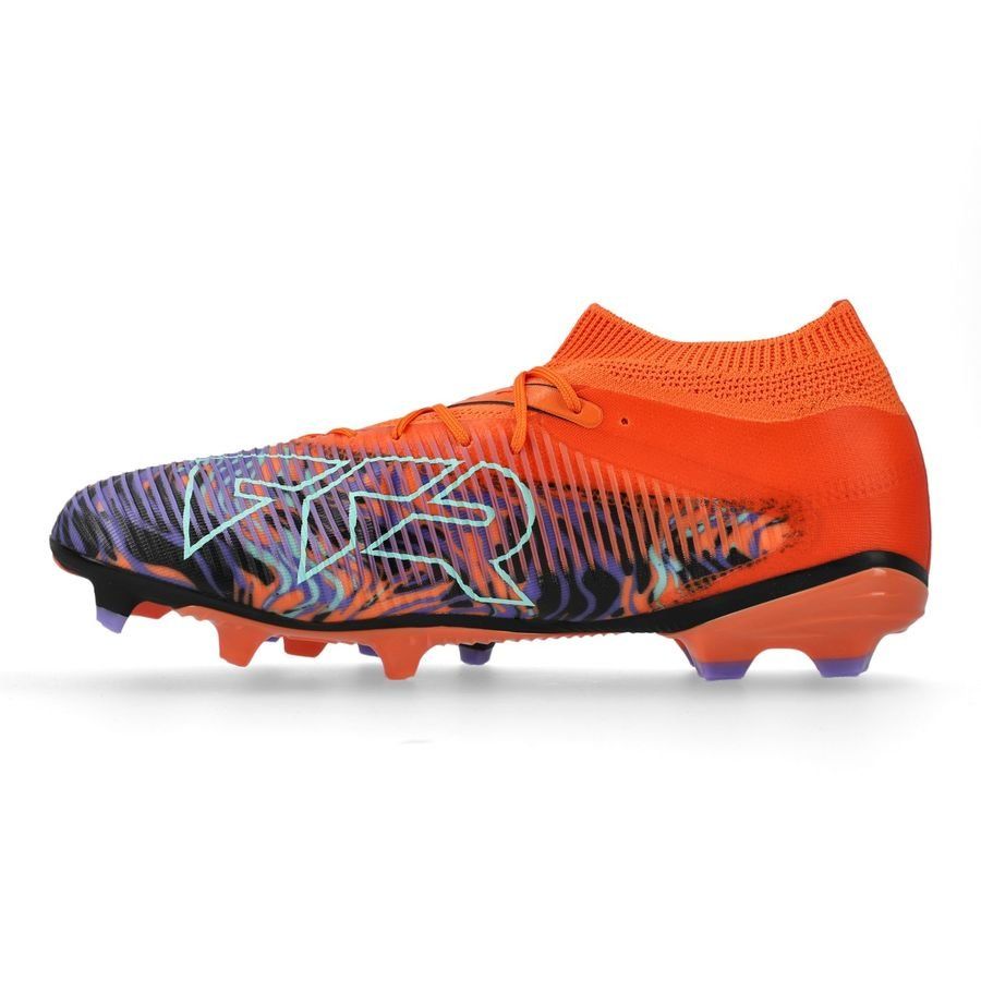 PUMA Future 8 Match FG/AG Creativity - Orange Poppy/Dark Amethyst/Bleu/Noir ÉDITION LIMITÉE