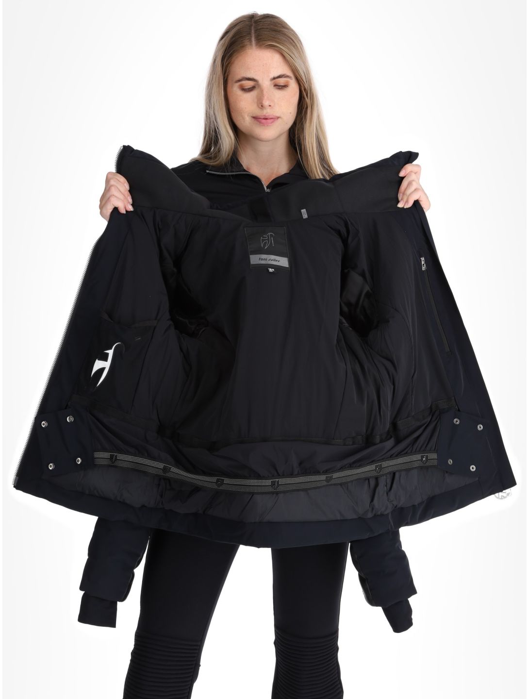 Adele Faux Leather ski-jas dames