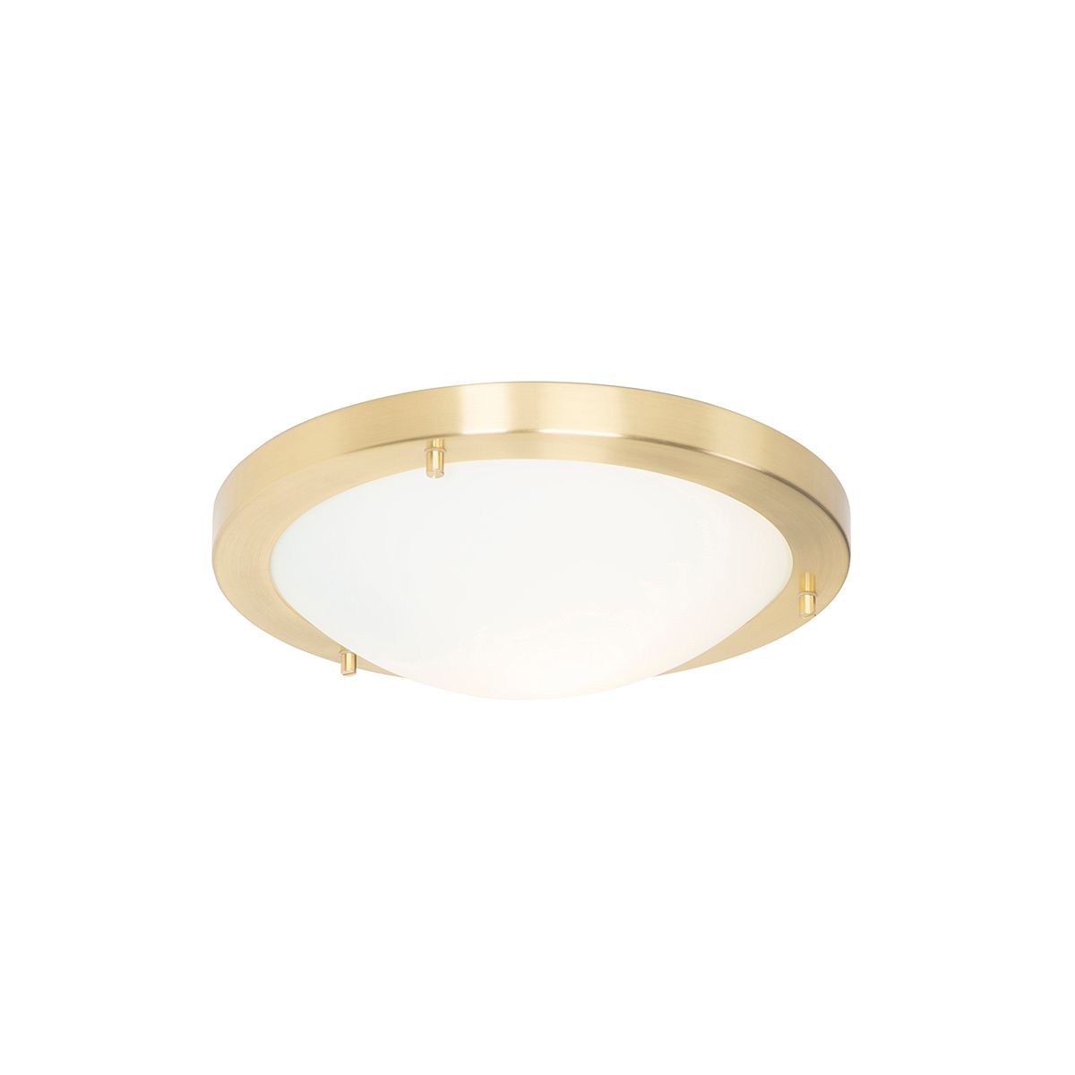 Smart plafonnière goud 31 cm IP44 incl. Wifi A60 - Yuma
