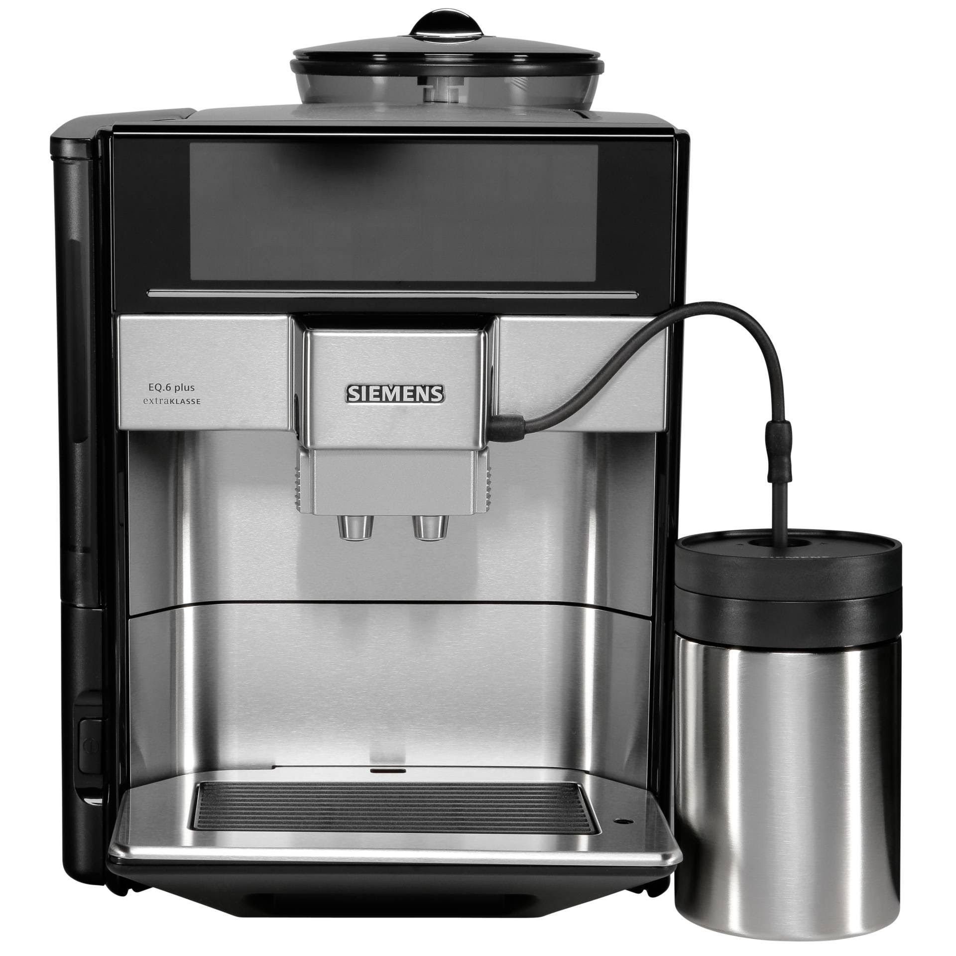 Siemens EQ.6 plus te657f03de Edelstahl Kaffeevollautomat