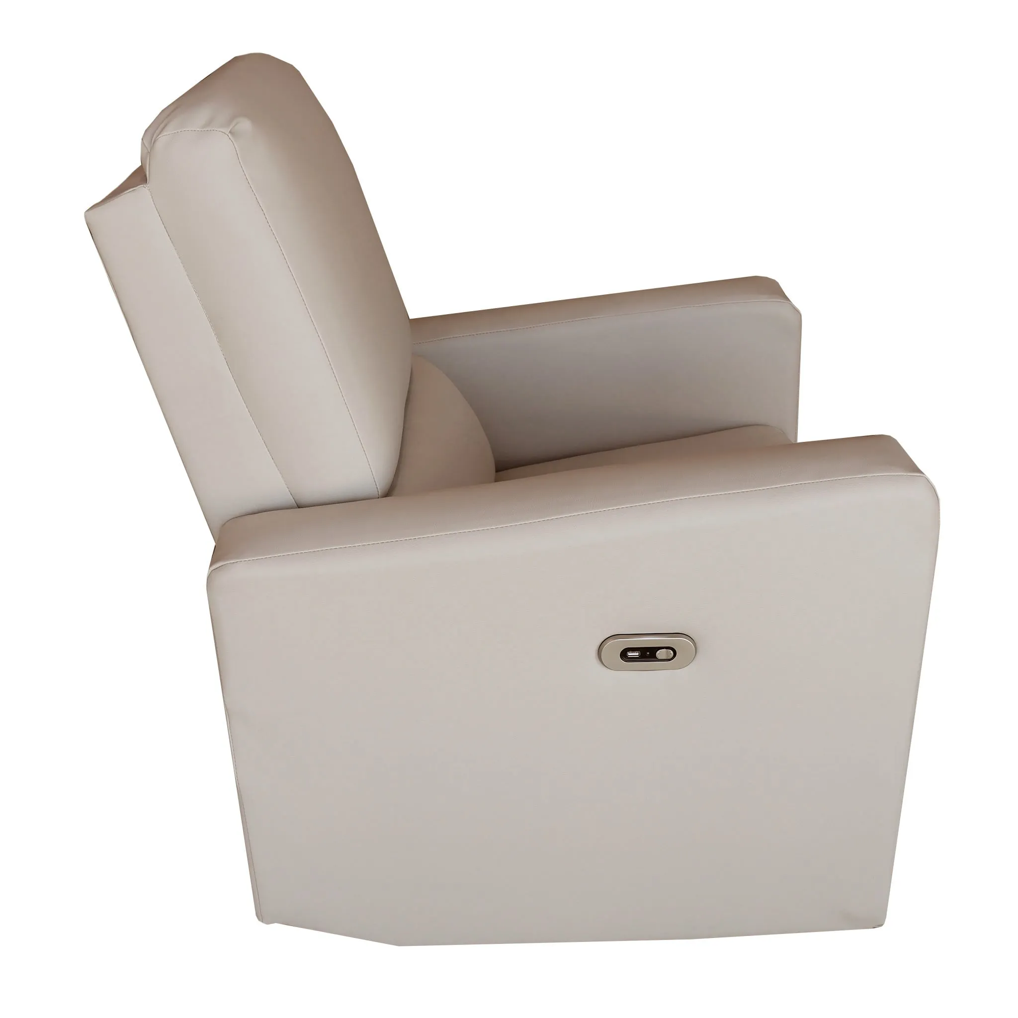 Dormatex Fauteuil Berçant Pivotant et Électrique - Vinyle Tanner #20