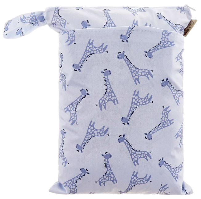 HappyBear Wetbag Blue Giraffe 1 stuk