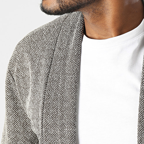 Cardigan Gris Chiné