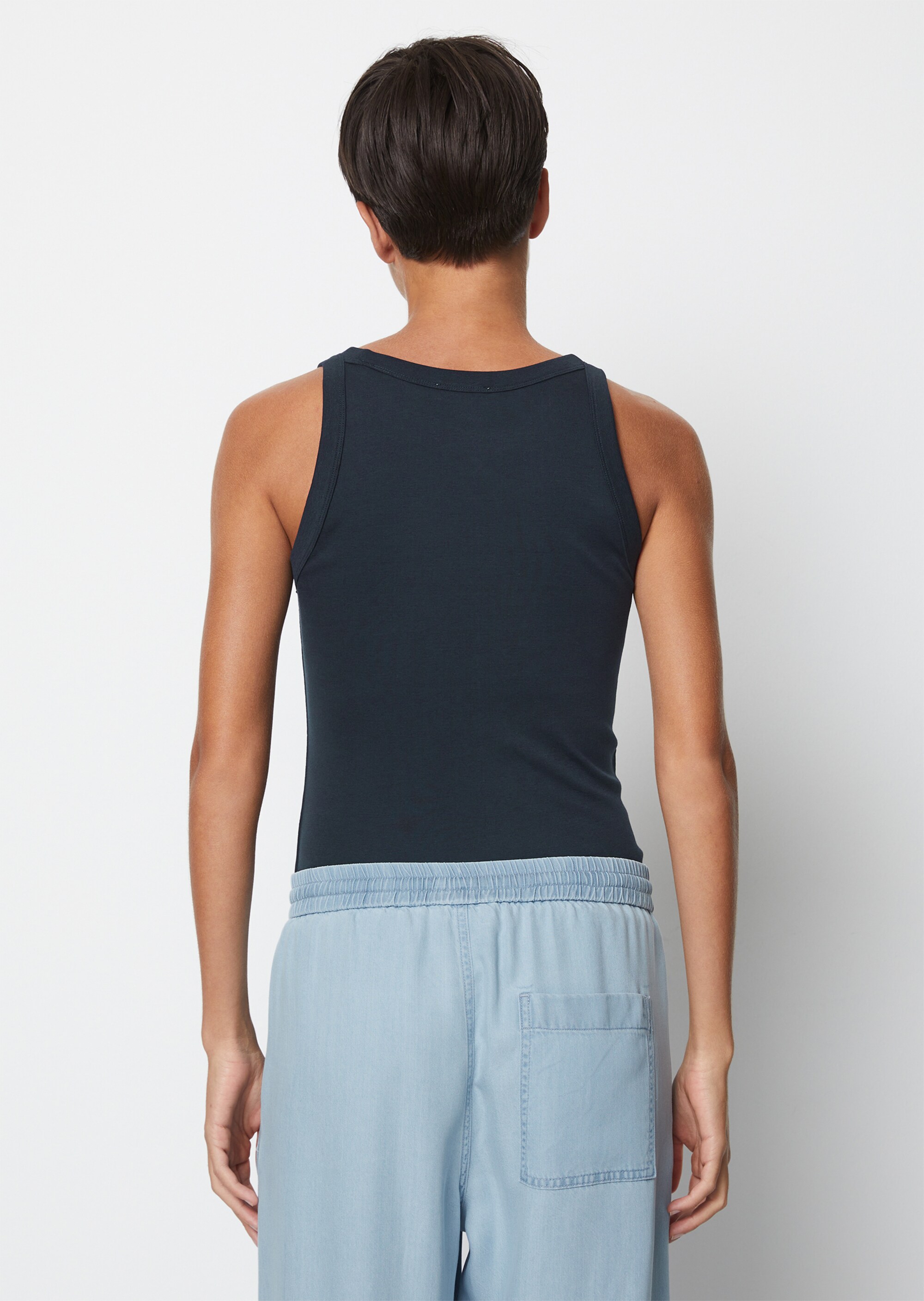 Tanktop regular aus Organic-Cotton-Rib-Jersey