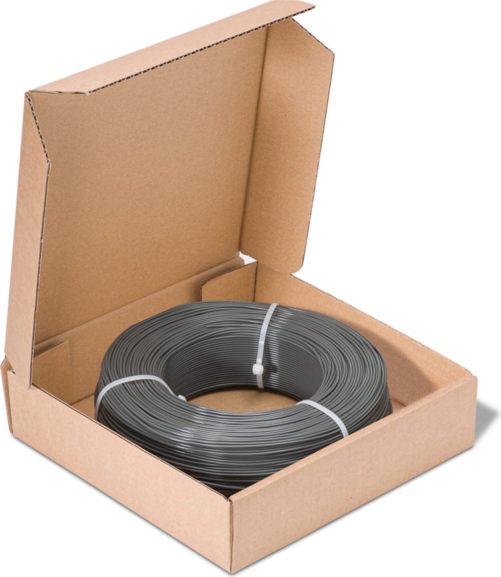 Fiberlogy  Refill Easy PLA Graphite, 1,75 mm (850 g)    Easy PLA Refill für die Masterspool in Graphit