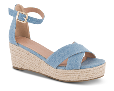 B&CO Damesandal med hæl Blå 4214102351