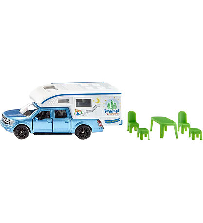 Siku Auto - Ford m. Pick-Up Camper