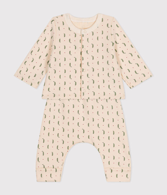 Ensemble 2 pièces en molleton bébé
